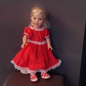 18 inch doll fancy dress